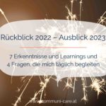 Rückblick auf 2022 und Ausblick auf 2023 von Susanne Lohs